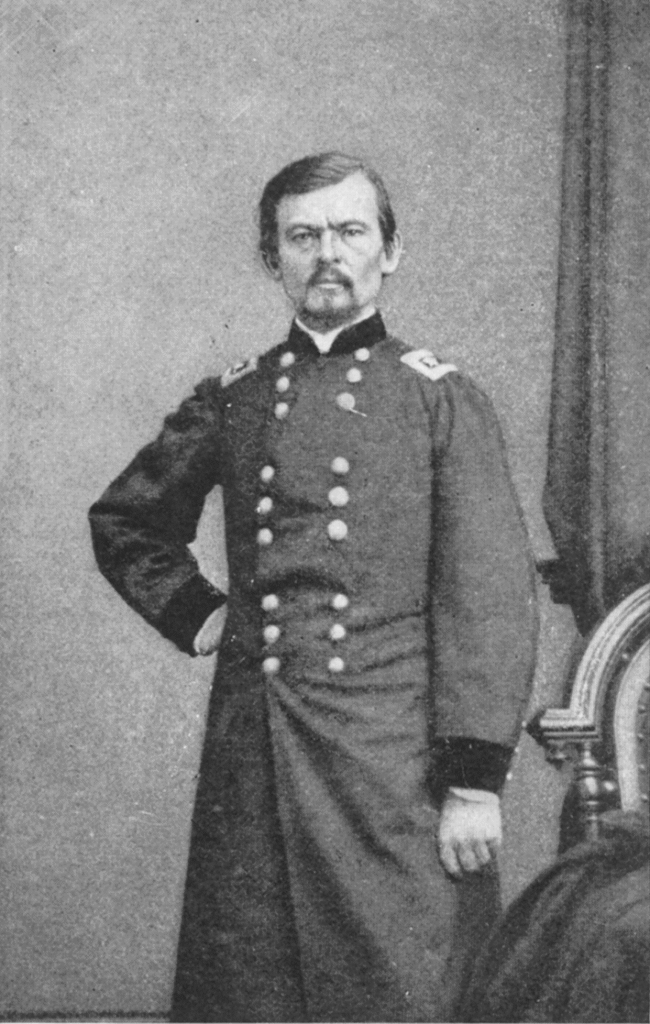 Key player Franz Sigel, Union general who fought at Wilson’s Creek and Pea Ridge in Missouri during the Civil War.