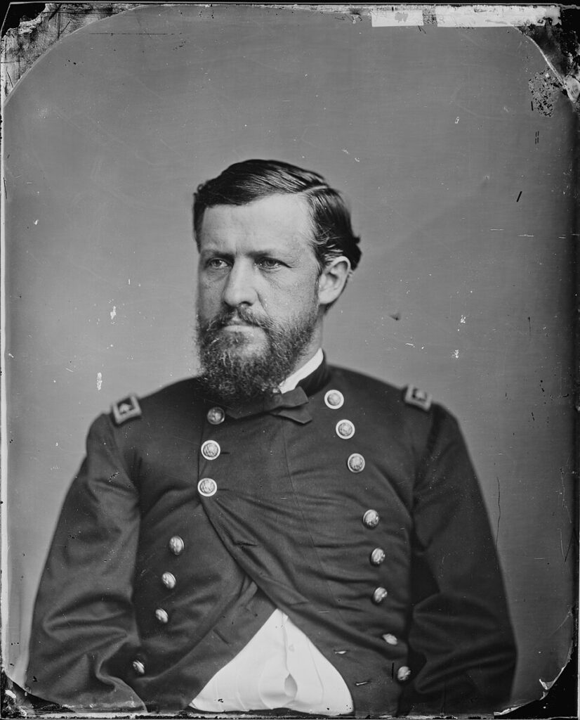Key player Thomas Ewing Jr., Union general known for issuing General Order No. 11 during Missouri’s Civil War.